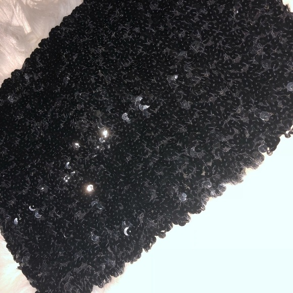 Victoria’s Secret Sequined Bandeau Tube Top M - Picture 3 of 5